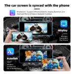 Motorcycle Wireless Carplay Navigation Android Anto Front And Rear Dual Bluetooth Camera Record - Image 3