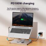 Type-c Extended Rotating Folding Laptop Stand - Image 4