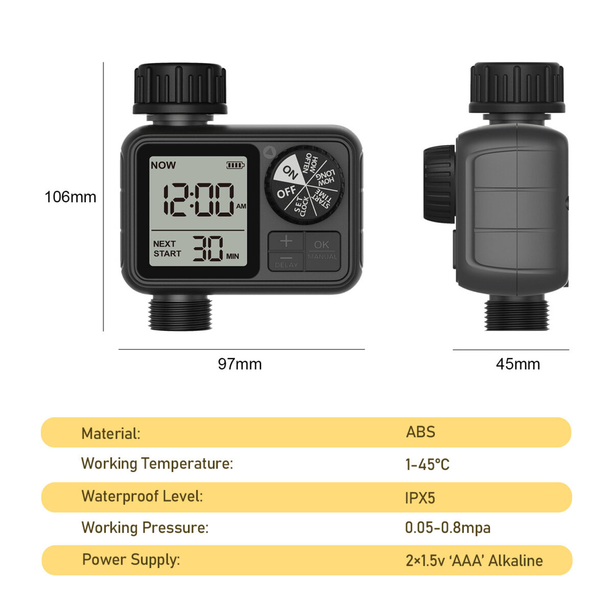Single-out Knob Timing Irrigator Automatic Watering Device - Image 4