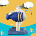 Sisal Flying Fish Grinder Pet Large Vertical Toy - Image 3
