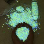 3-5mm Blue Luminous Sand Decoration Fish Tank Landscape Aquarium Fish Tank Sand - Image 4
