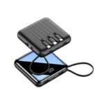 Full Mirror Digital Display With Cable Mini Power Bank - Image 5