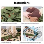 Extra Large Forest Pet Puzzle Food Hiding Anti-choke Energy Consuming Dog Sniffing Pad - Image 7