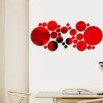 Big And Small Circles Mirror Sticker 3D Stereo Acrylic Wall Decoration - Image 8