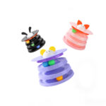 Rotating Four-layer Cat Plate, Interactive Educational Toy  Multicolor To Relieve Boredom - Image 6