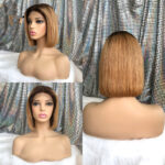 Fashionable Real Hair Bob Lace Headgear - Image 4