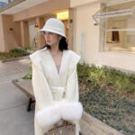 Double-sided Mink Cashmere Large Lapel Long Coat - Image 4