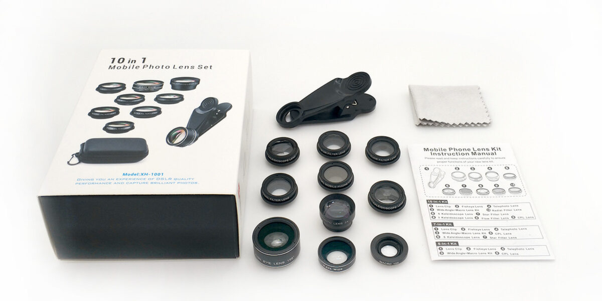 Wide-angle Macro Fisheye Lens Ten-in-one Suit External Camera Lens - Image 4