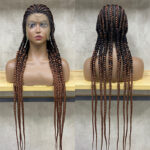 Stretch Mesh Chemical Fiber Head Cover 9 Strand Braid Wig - Image 3