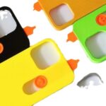 Funny Spoof 3D Printing Sliding Middle Finger Phone Case Toy - Image 4
