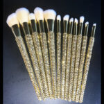 Diamond 12 Gems Makeup Beauty Tool Loose Powder Brush Repairing Concealer Brush - Image 10