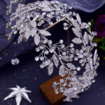 Floral Rhinestone Cutout Hair Accessory - Image 2