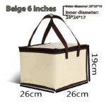 6-inch 8-inch 10-inch 12-inch Heightened Aluminum Foil Cake Insulation Bag Seafood Steak Takeaway Insulated Bag - Image 2