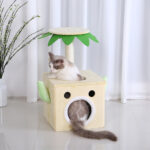 Playable And Sleepy Cat New Product Grinding Claw Toy Scratching Post - Image 5