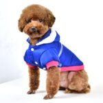Pet Hooded T-shaped Reflective Silk Cotton-padded Jacket - Image 2