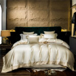 High-grade Brocade Four-piece High Precision 200 Long-staple Cotton Bedding - Image 2