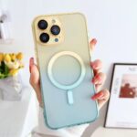 Hot Gradient Two-color Magnetic Phone Case Lens Protector Protective Case - Image 10