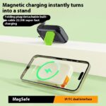 Five-in-one Power Bank Magnetic Wireless Charger With Cable - Image 2
