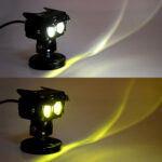Motorcycle Light Two-color Lens Headlight - Image 3