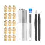 3D Printer Accessories Pointed Brass MK8 Nozzle Alloy Cleaning Pin MK8 Nozzle Kit - Image 8