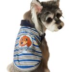 Dog Clothes Striped Polo Shirt Cute Sleeveless Vest - Image 5