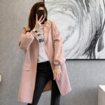 Loose Mid-length Hong Kong Style Coat - Image 2