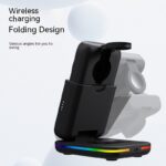 Magnetic Three-in-one Wireless Charger Electrical Magnetic Power Bank 5000 MA Magnetic Wireless Charger - Image 3