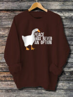 Women's Long Sleeved Printed Hoodie - Image 3