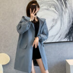 Loose Mid-length Hong Kong Style Coat - Image 9