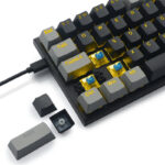 Key Mechanical Keyboard Two Colors Key CAP Computer E-sports Game MonochromeRGB Light - Image 5