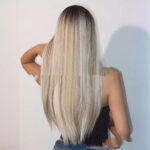 Head Dyed Bangs Long Straight Hair High-temperature Fiber Wigs - Image 5