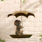 Home Creative Portable Umbrella Shaped Bird Feeder - Image 2
