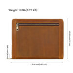 Cowhide Computer Protective Case Leather Bag - Image 5