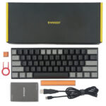 Key Mechanical Keyboard Two Colors Key CAP Computer E-sports Game MonochromeRGB Light - Image 3