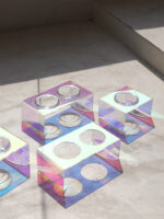 Acrylic Pet Dazzling Bowl Food Basin Small Dog - Image 7