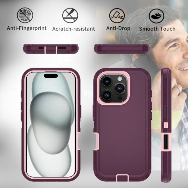 Three Proof Protective Cover Phone Case