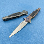Folding Knife Titanium Handle Outdoor Camping - Image 4