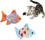 Cat Catnip Toys Small Cat Fish Toys With Crinkle Shine Ring Paper To Make Sound To Catch Your Cats Eyes And For Your Cats To Chew And Catch Interactive Cat Toys Indoor Cat - Image 6