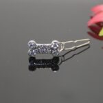 Rhinestone Dog Bone Barrettes Pet Decorations - Image 6