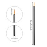 One Hundred Pack Disposable Eyeliner Brushes - Ultra-Fine Point Applicators, Black Cosmetic Eye Wands For Precise Makeup Application - Image 3