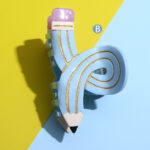 Pencil Twisted Versatile Personality Shark Clip Barrettes - Image 7