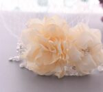 Bridal Wedding Veil Small Top Hat Headband Exaggerated Three-dimensional Flower - Image 2