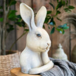 Rabbit Bust Sculpture Large Decorative Ornaments Post-modern Art Entrance Courtyard Creative - Image 3