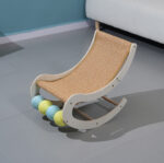 Rocking Chair Four Seasons Nest Scratch Board Sisal Comfortable Cat Bed Integrated - Image 2