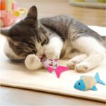 Cat Catnip Toys Small Cat Fish Toys With Crinkle Shine Ring Paper To Make Sound To Catch Your Cats Eyes And For Your Cats To Chew And Catch Interactive Cat Toys Indoor Cat - Image 9