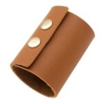 PU Leather Headband Gel Women Ponytail Clip Decoration Hair Accessories - Image 5