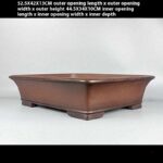 Purple Sand Rectangular Desktop Potted Flower Pot - Image 2
