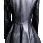 Short Coat Women's Leather Jacket - Image 3