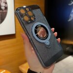 Rotary Magnetic Adhesive Bracket Electroplating Heat Dissipation Suitable For 15 Phone Case - Image 7