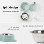 Pet Dog Cat Bowl Fountain Automatic Food Water Feeder Container For Cats Dogs Drinking Pet Articles  Pet Cat Water Dispenser, Automatic Gravity Cat Water Bowl - Image 4